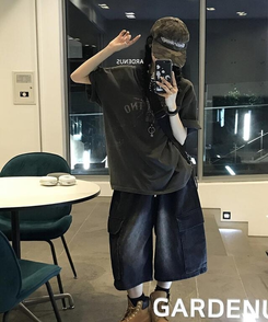 半袖Tシャツ ユーノピグメント半袖Tシャツ CHARCOAL