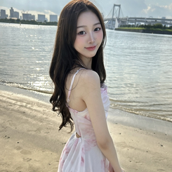 ロングワンピース フラワーロングワンピース LIGHT PINK
