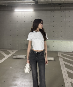 半袖Tシャツ レタリング半袖Tシャツ WHITE