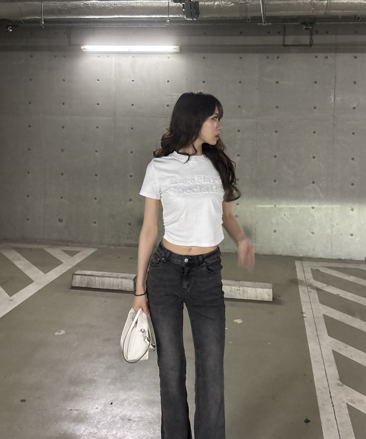 レタリング半袖Tシャツ WHITE
