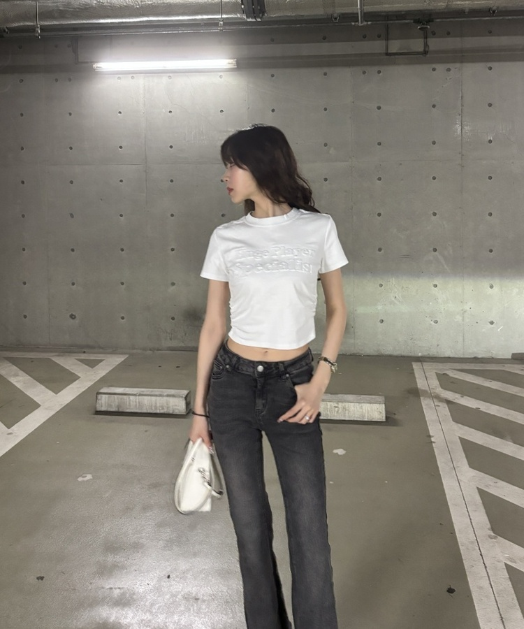 レタリング半袖Tシャツ WHITE