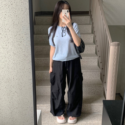 半袖Tシャツ サマーラウンド半袖Tシャツ(6color) AQUA