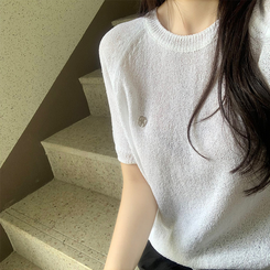 半袖Tシャツ サマーラウンド半袖Tシャツ(6color) IVORY