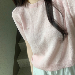 半袖Tシャツ サマーラウンド半袖Tシャツ(6color) PINK