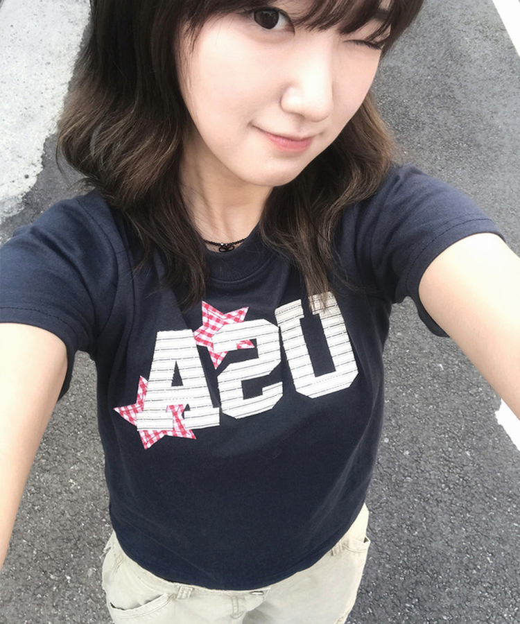半袖Tシャツ チェックスターUSA半袖Tシャツ NAVY