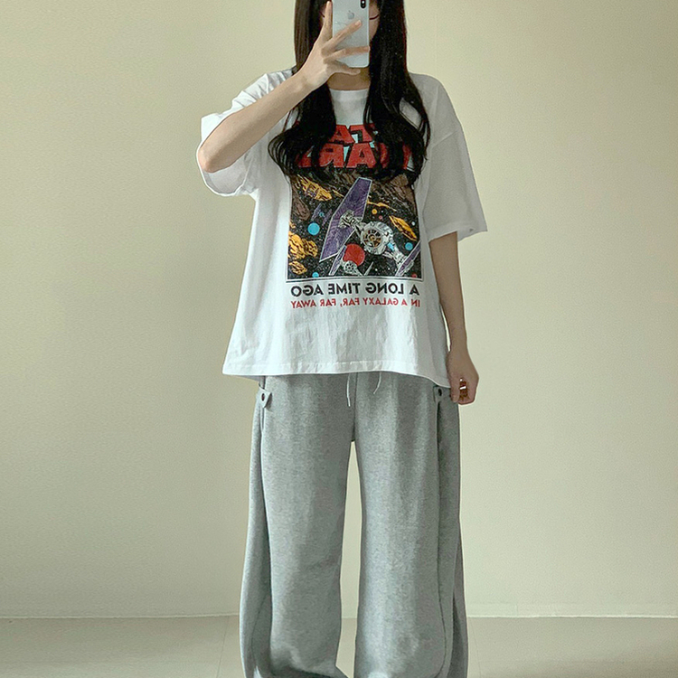 スターウォーズラウンド半袖Tシャツ WHITE
