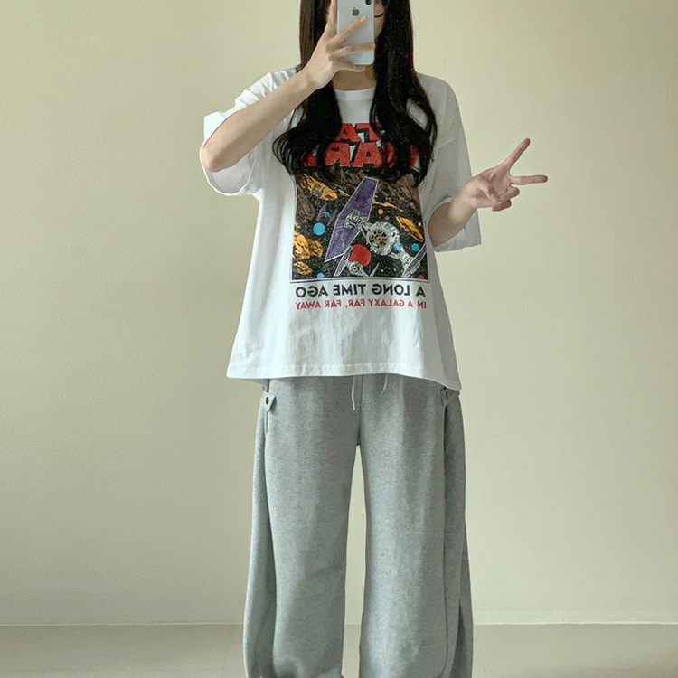 スターウォーズラウンド半袖Tシャツ WHITE
