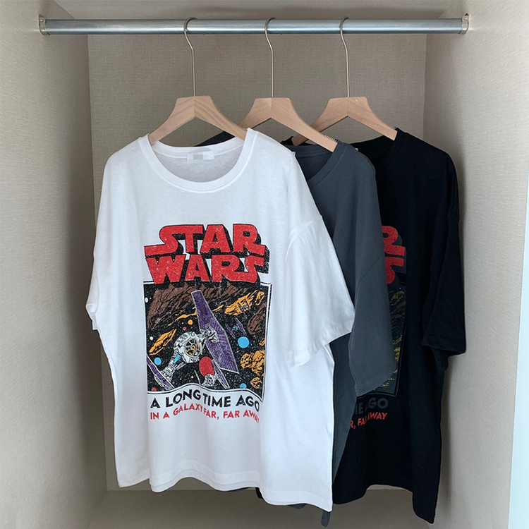 スターウォーズラウンド半袖Tシャツ