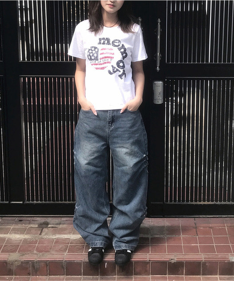 アメリカンスター半袖Tシャツ WHITE