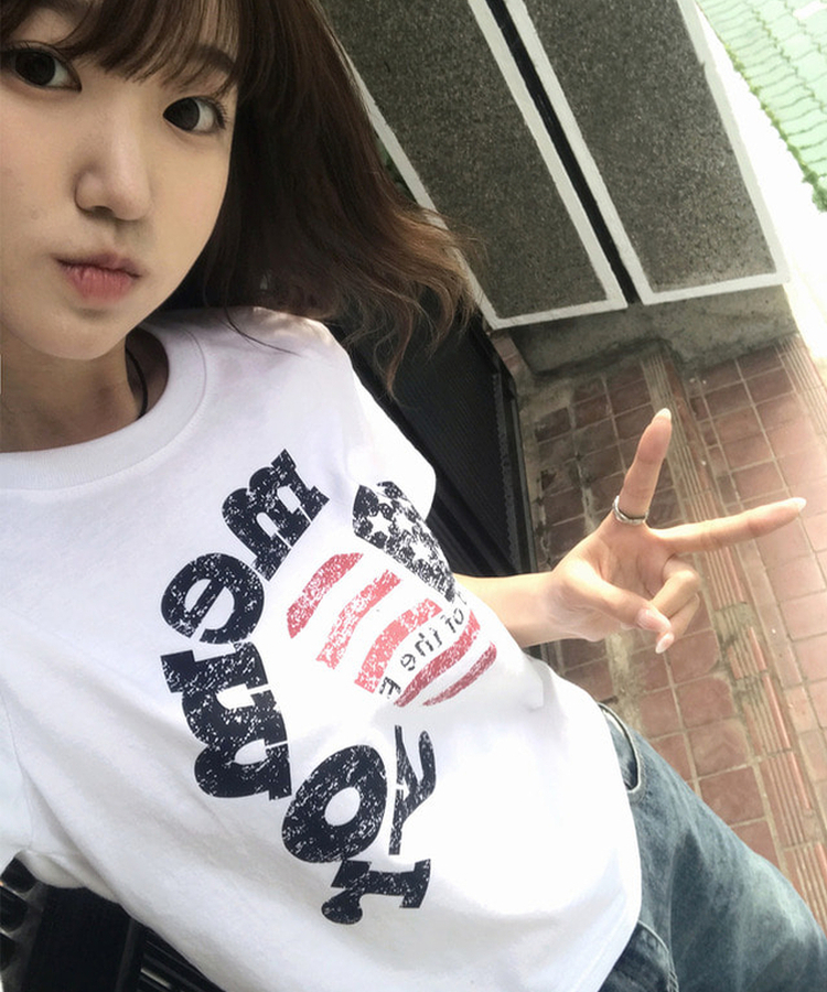 アメリカンスター半袖Tシャツ WHITE