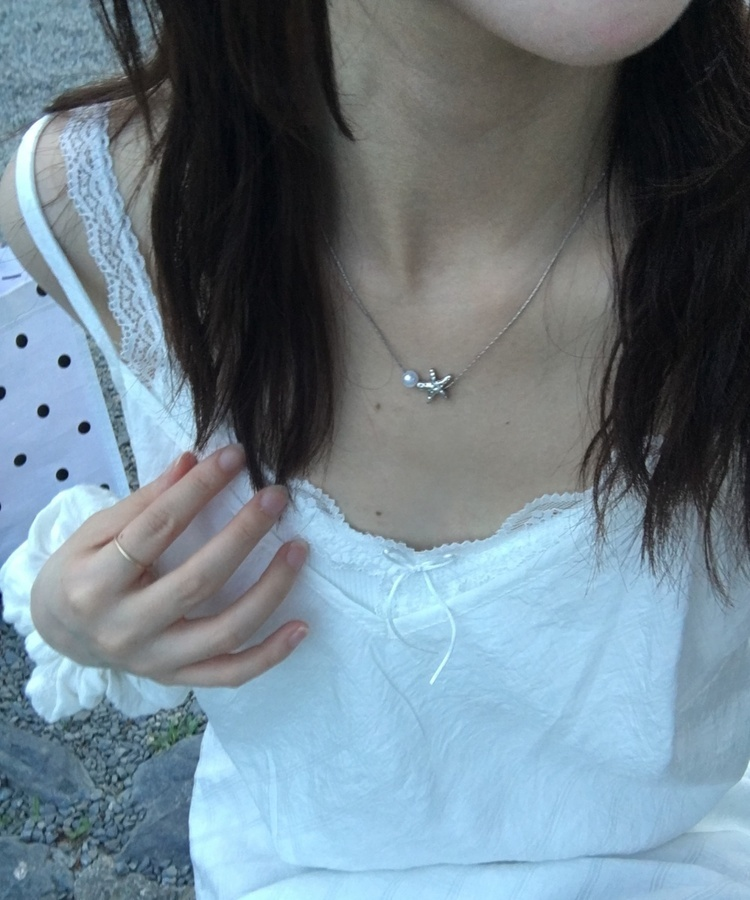 合金ヒトデネックレス SILVER