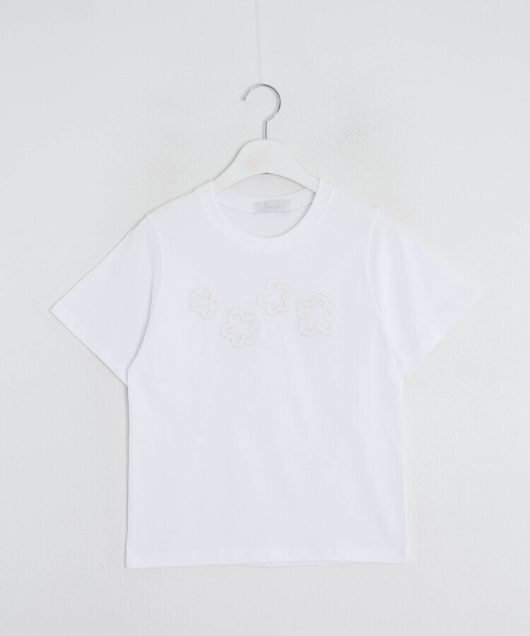 플라워패치반팔티셔츠