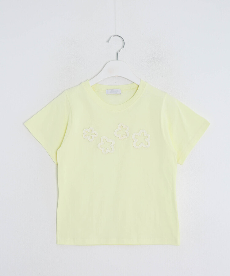 플라워패치반팔티셔츠