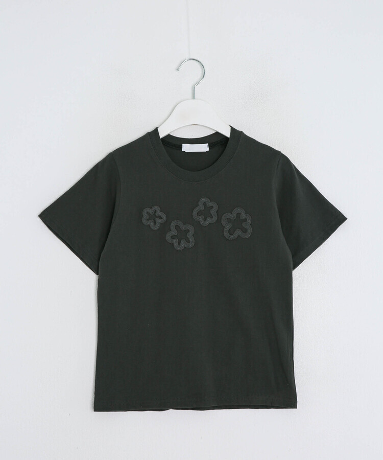 플라워패치반팔티셔츠