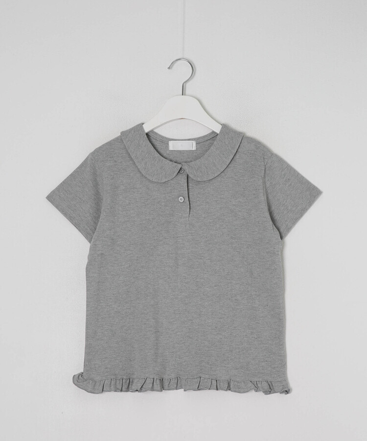 半袖Tシャツ ドットフリル半袖Tシャツ