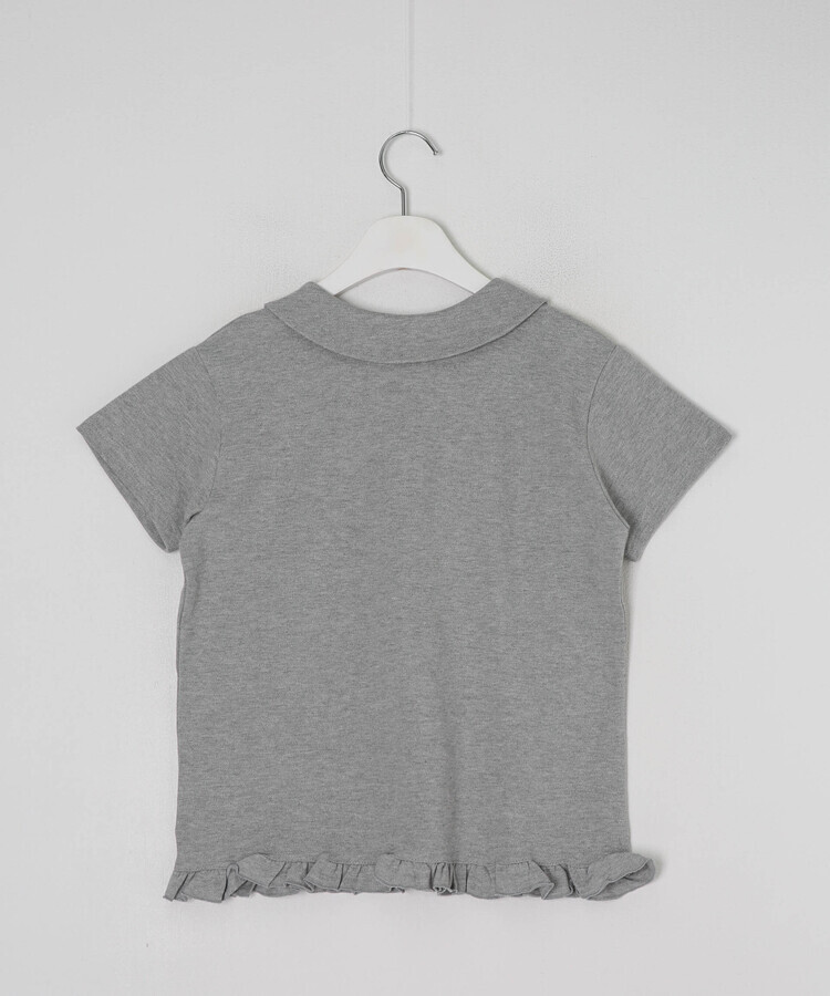 半袖Tシャツ ドットフリル半袖Tシャツ