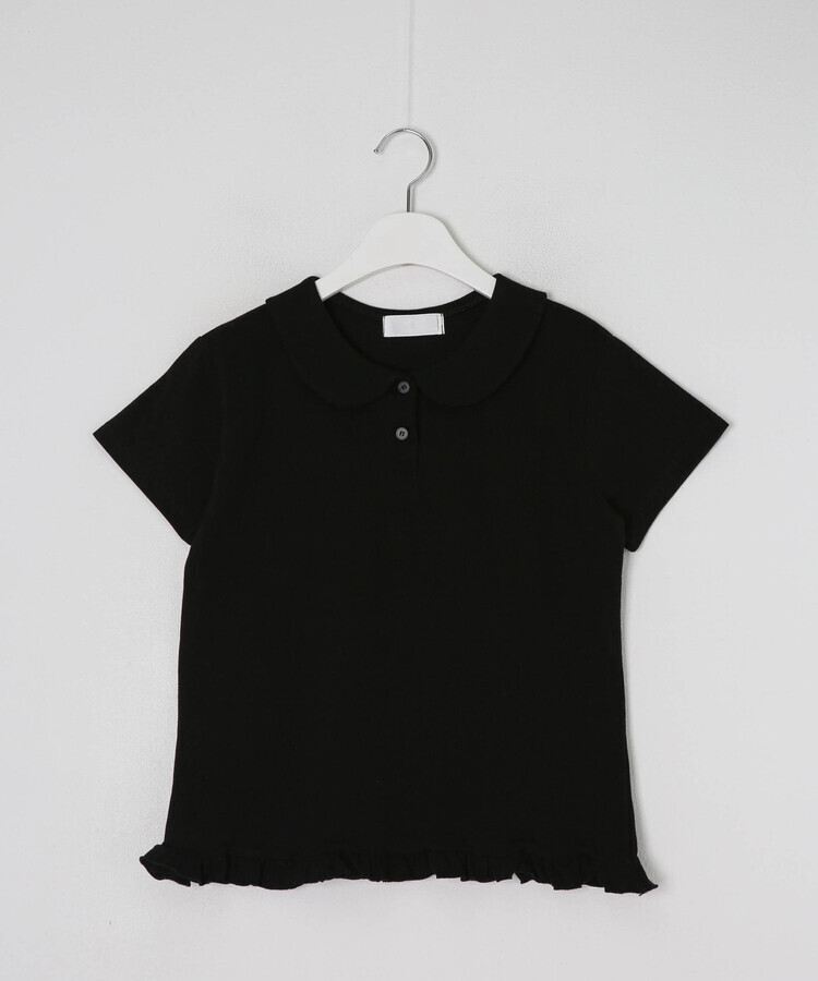 半袖Tシャツ ドットフリル半袖Tシャツ