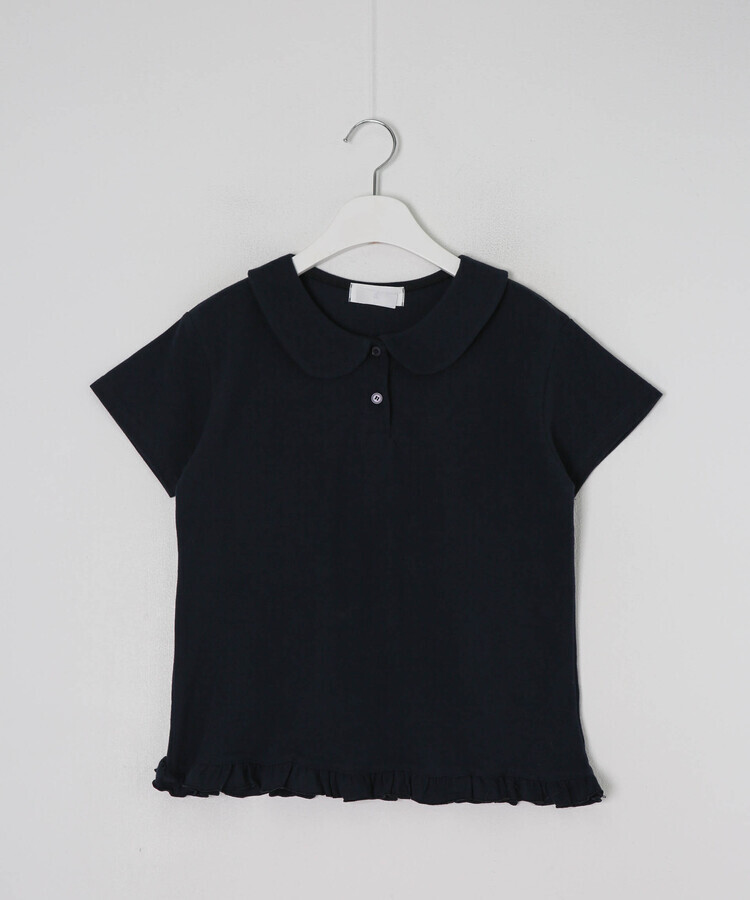 半袖Tシャツ ドットフリル半袖Tシャツ