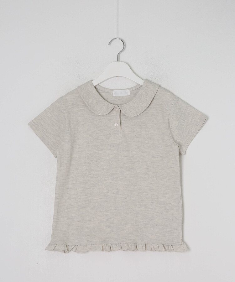 半袖Tシャツ ドットフリル半袖Tシャツ