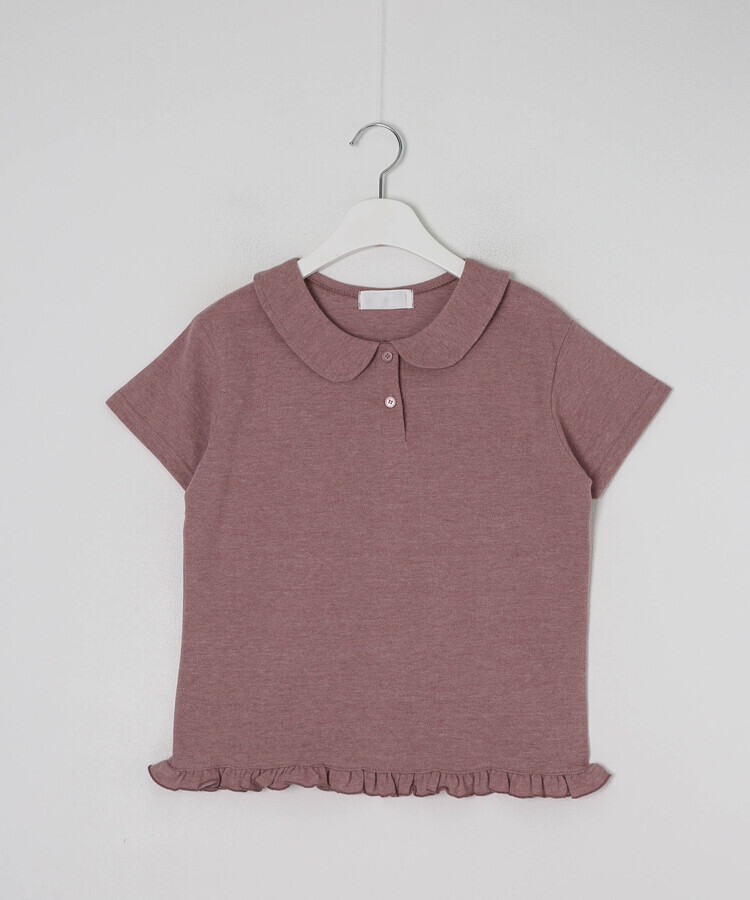 半袖Tシャツ ドットフリル半袖Tシャツ