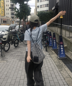 バックバッグ・スクールバッグ ギンガムチェックバックパック NAVY