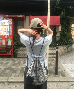 バックバッグ・スクールバッグ ギンガムチェックバックパック NAVY