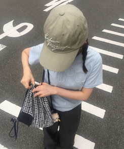 バックバッグ・スクールバッグ ギンガムチェックバックパック NAVY