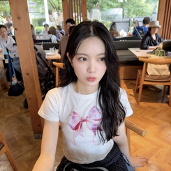 半袖Tシャツ ピンクリボンクロップTシャツ WHITE