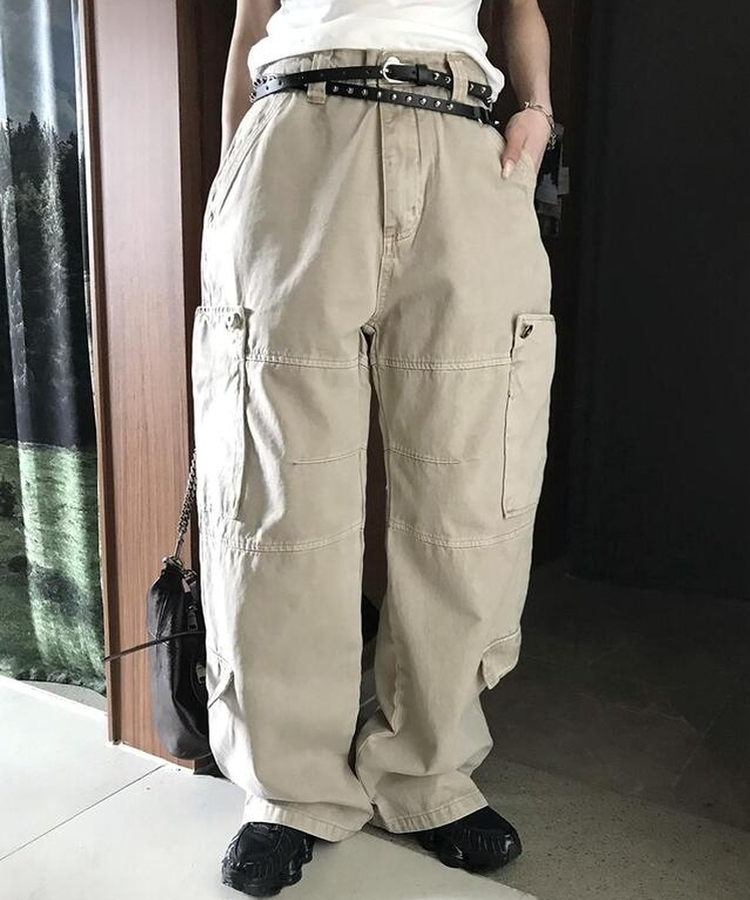 ポケットロングパンツ BEIGE