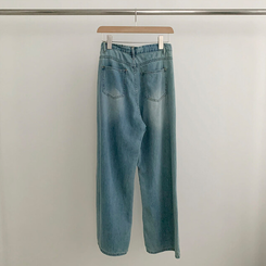 【丈別】ウォッシングクールワイドデニムパンツ(5color)