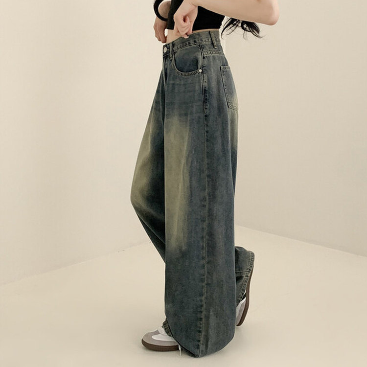 【丈別】ウォッシングクールワイドデニムパンツ(5color)