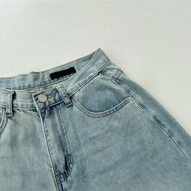 【丈別】ウォッシングクールワイドデニムパンツ(5color)