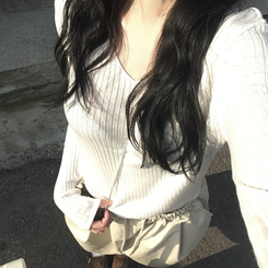 ニット バンブーシルクサマーニット(7color) IVORY