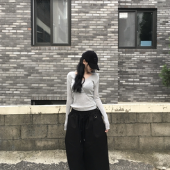 ニット バンブーシルクサマーニット(7color) GREY