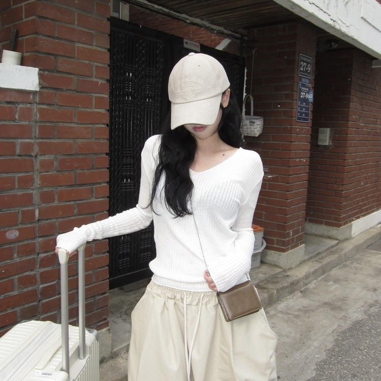 バンブーシルクサマーニット(7color) IVORY