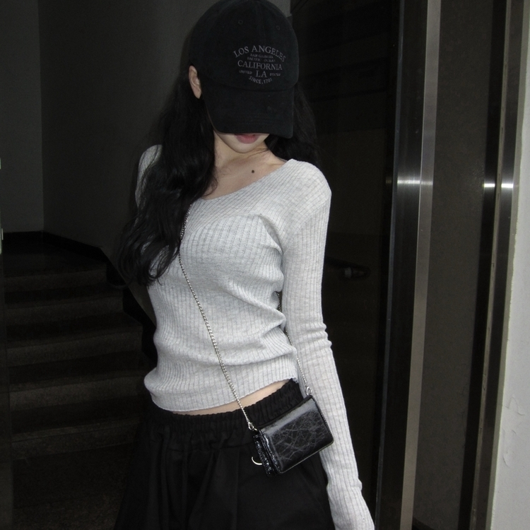 バンブーシルクサマーニット(7color) GREY