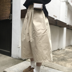 ショートパンツ スクエアオーバーバミューダパンツ BEIGE