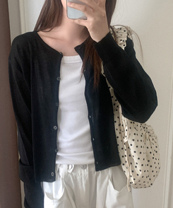 バッグ ドットストリングシャーリングバッグ IVORY