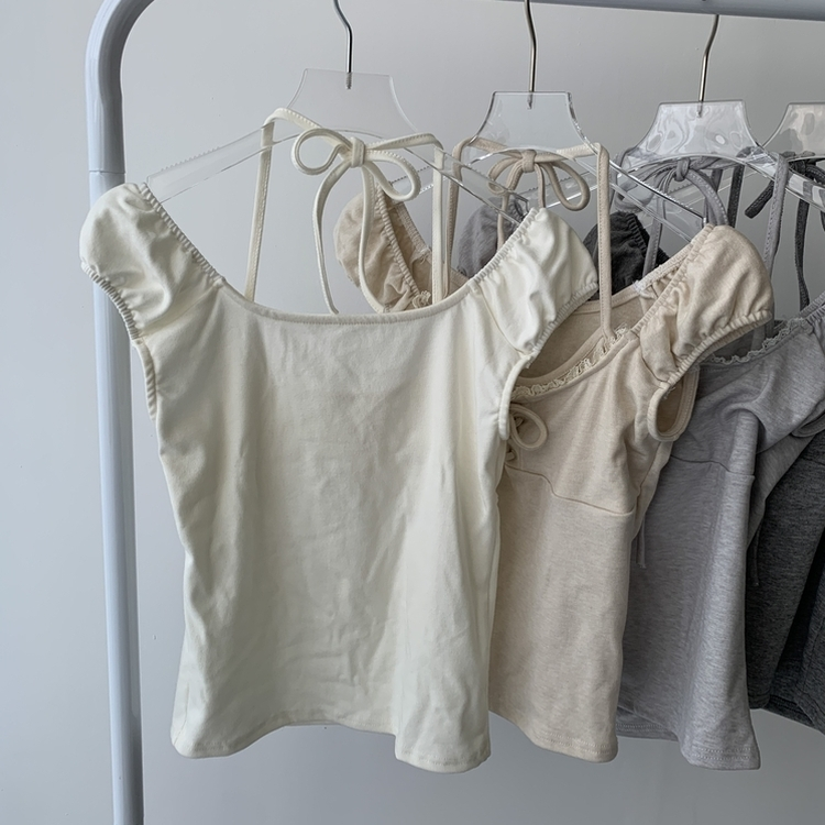 【SET着用可能】レースリボンTシャツ チェックプリーツミニスカートパンツ(8color)