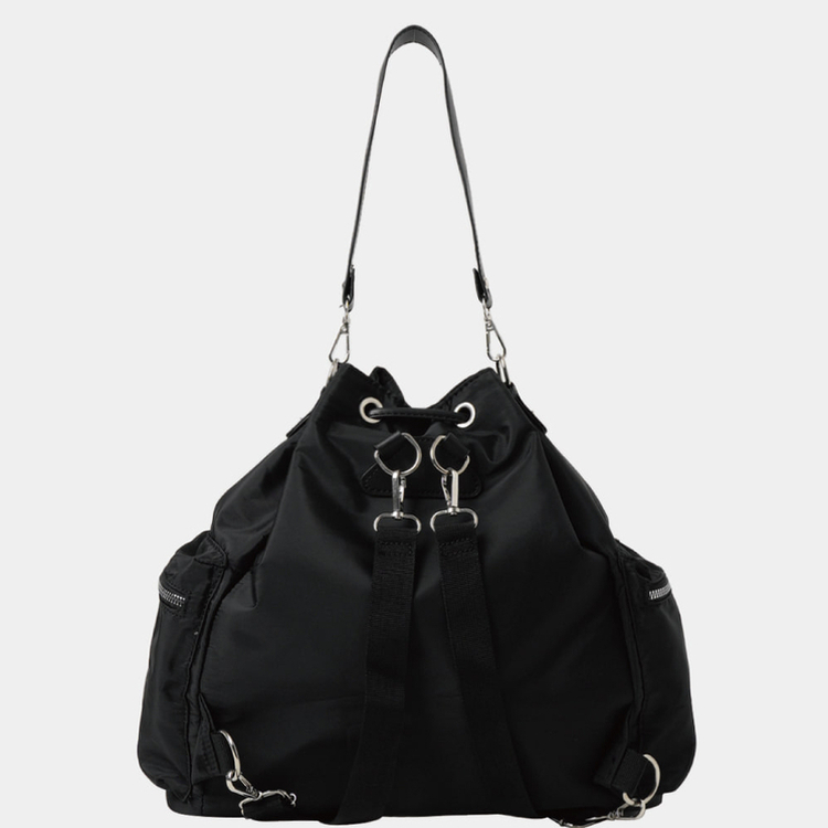 ナイロンマルチショルダーバック BLACK