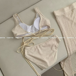 【カップ付き】コルセットロングスカートビキニ