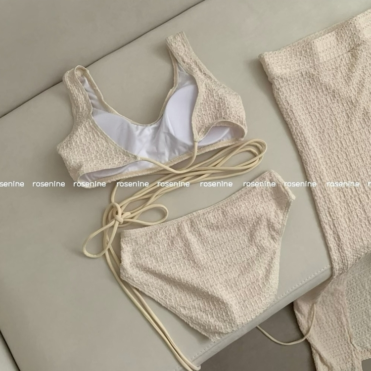 【カップ付き】コルセットロングスカートビキニ