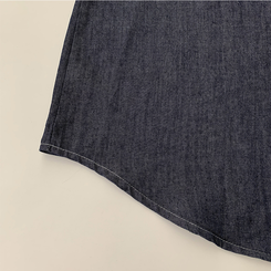 실물 보장하는 하리보 오버핏 카라 버튼 롤업 데님 여름 데님 반팔 남방 루즈핏 포켓 빈티지 청남방 3color