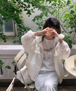 半袖Tシャツ ペインティングオーバーTシャツ IVORY