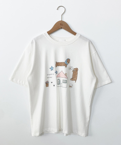 半袖Tシャツ ペインティングオーバーTシャツ