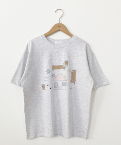 半袖Tシャツ ペインティングオーバーTシャツ