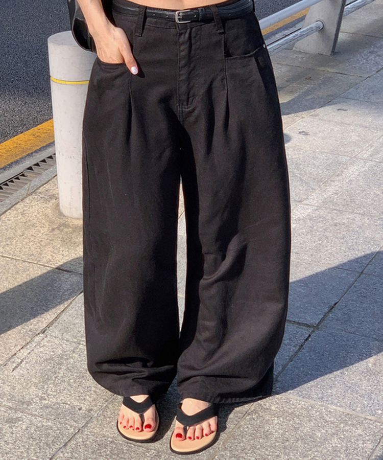 セイドスエードサンダル BLACK
