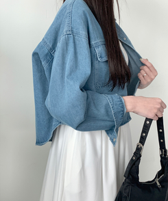ジャケット モエンデニムジャケット LIGHT DENIM