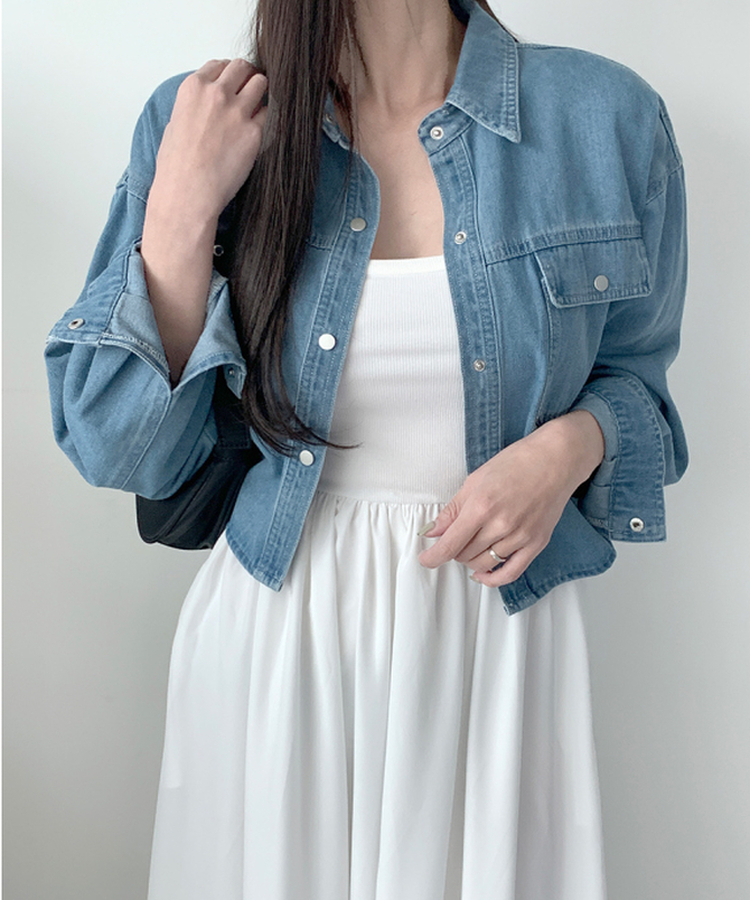 モエンデニムジャケット LIGHT DENIM