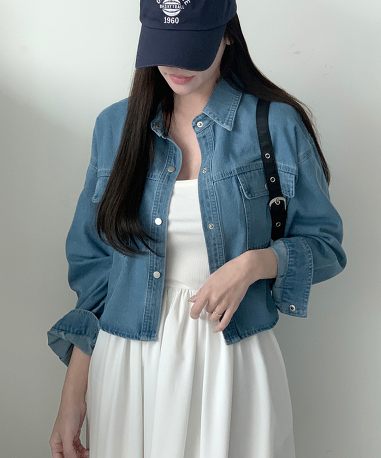 モエンデニムジャケット LIGHT DENIM